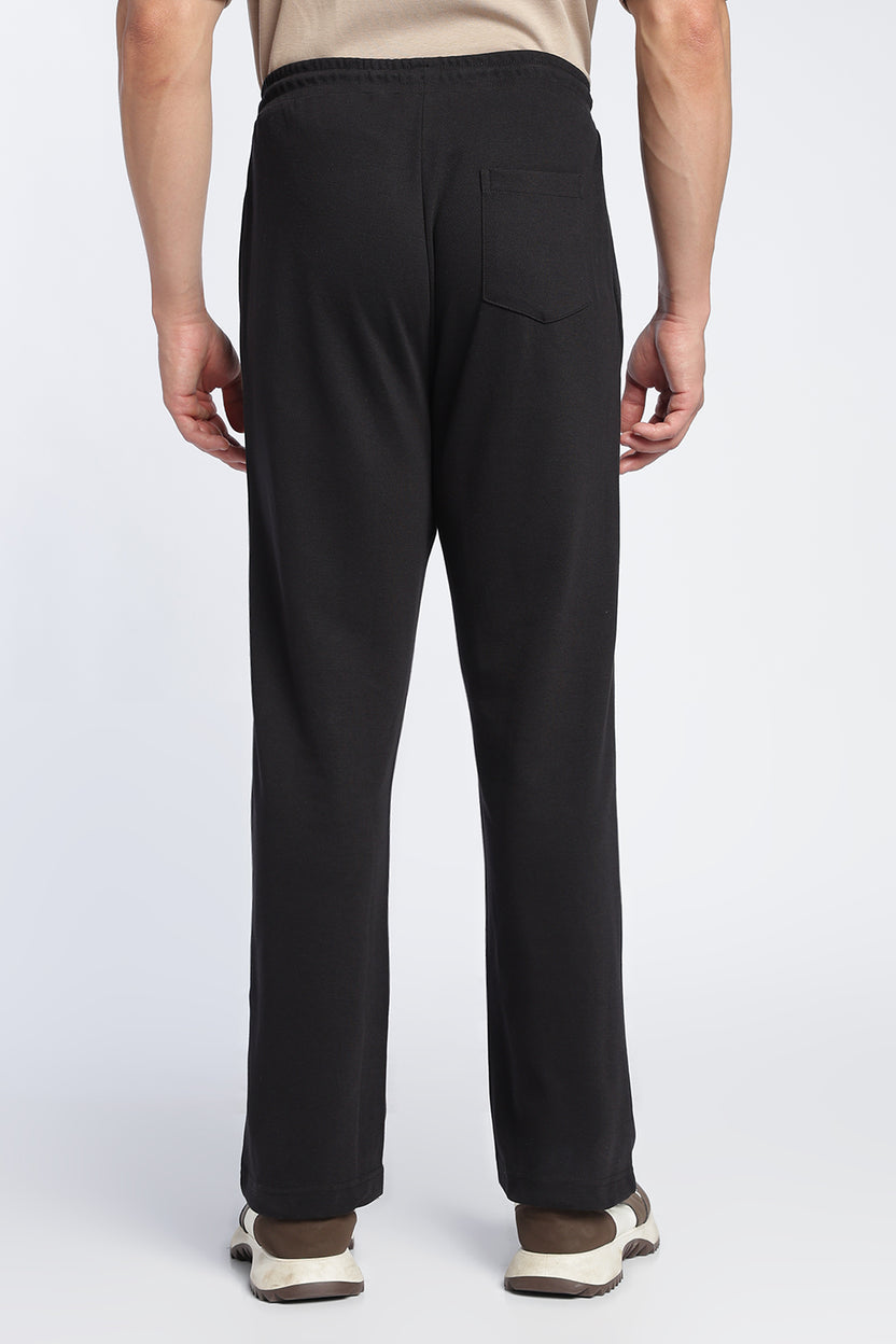 Black Relaxed Fit Jogger With 2 Pocket For Men - Image 5