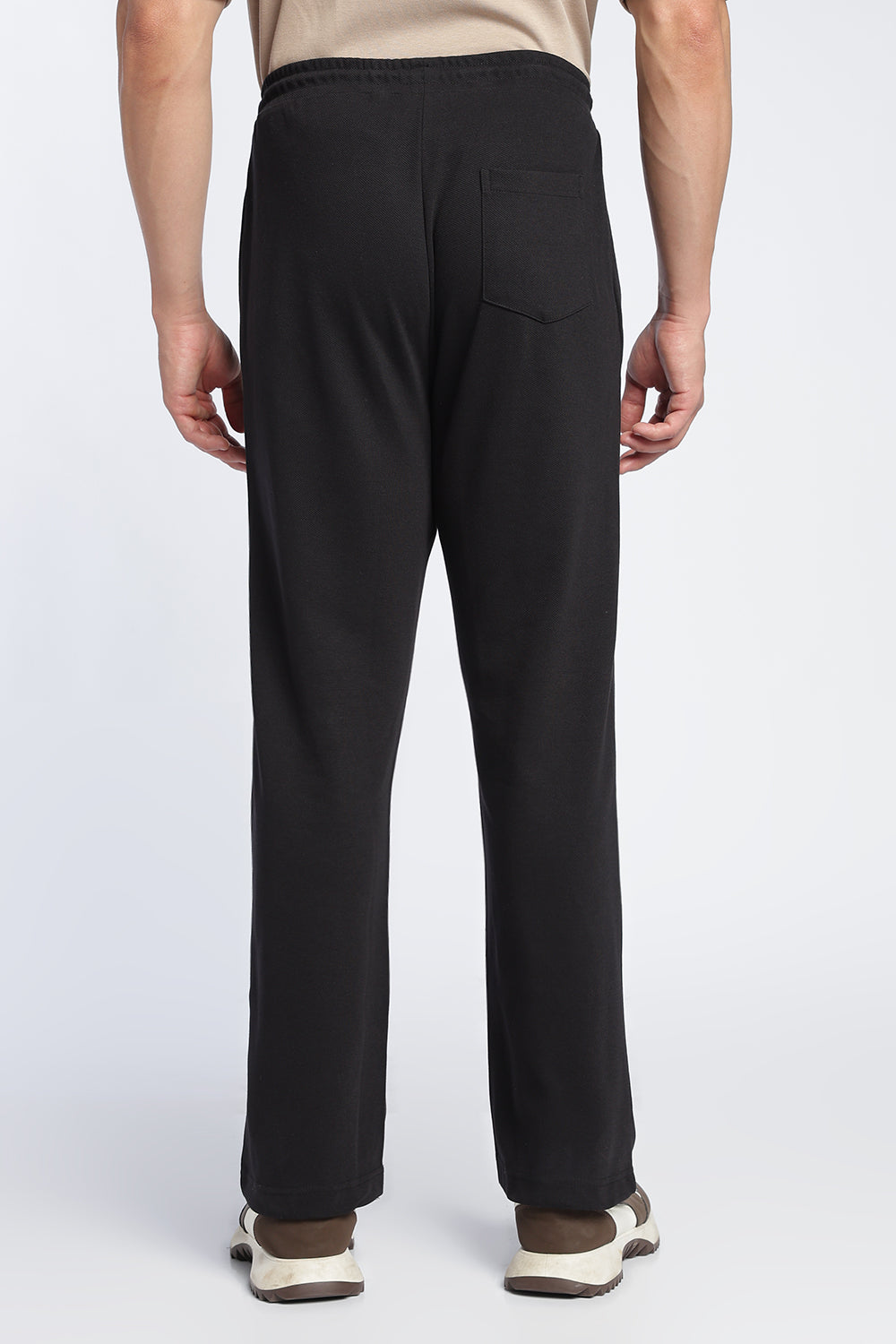 Black Relaxed Fit Jogger With 2 Pocket For Men - Image 5