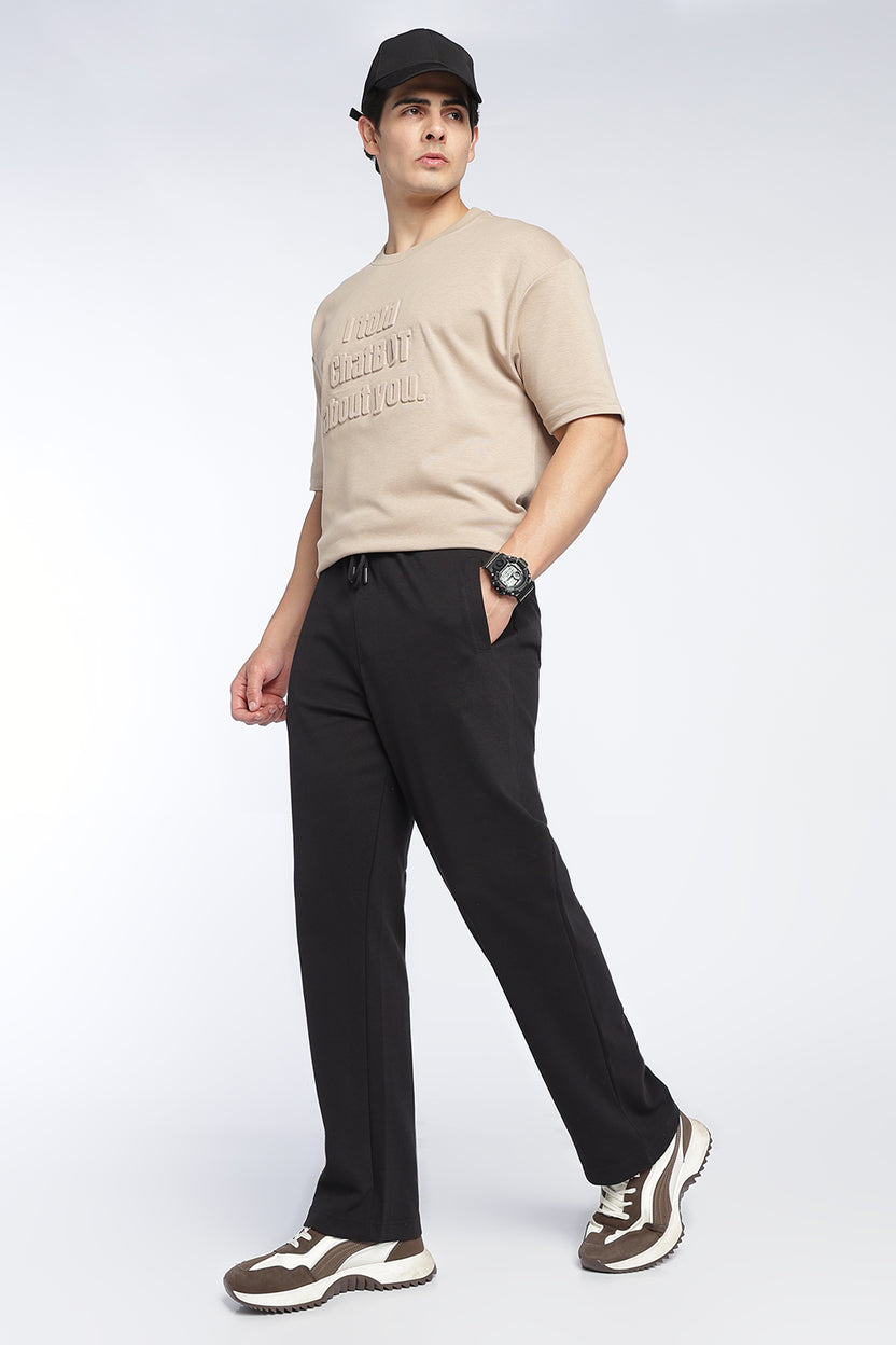 Black Relaxed Fit Jogger With 2 Pocket For Men - Image 6