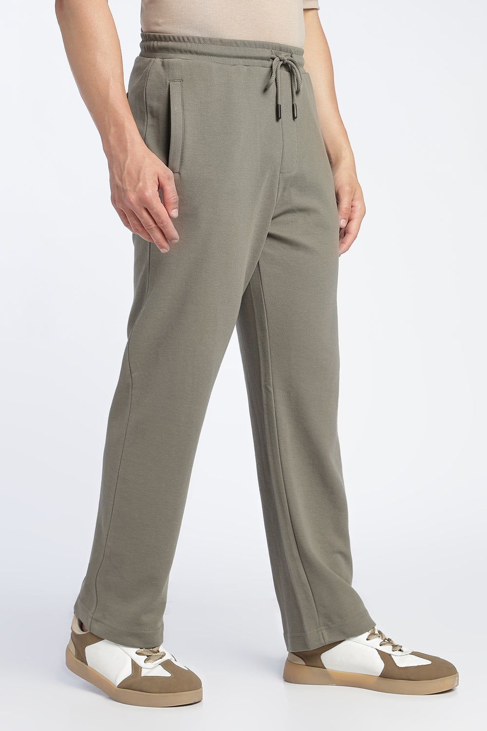 Olive Relaxed Fit Jogger With 2 Pocket For Men - Image 4