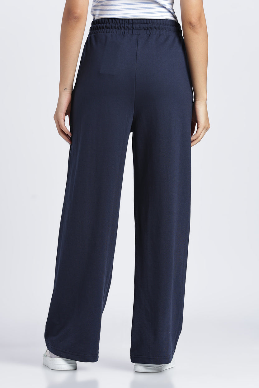Navy Regular Fit Trouser With 2 Pocket For Women - Image 5