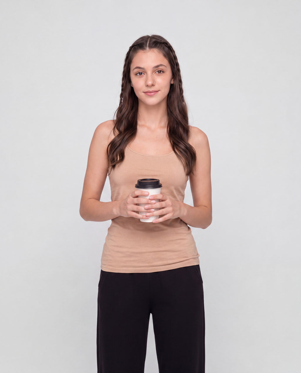 Nude Slim Fit Camisole For Women - Image 1