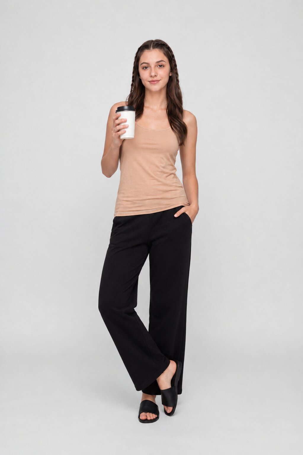 Nude Slim Fit Camisole For Women - Image 6