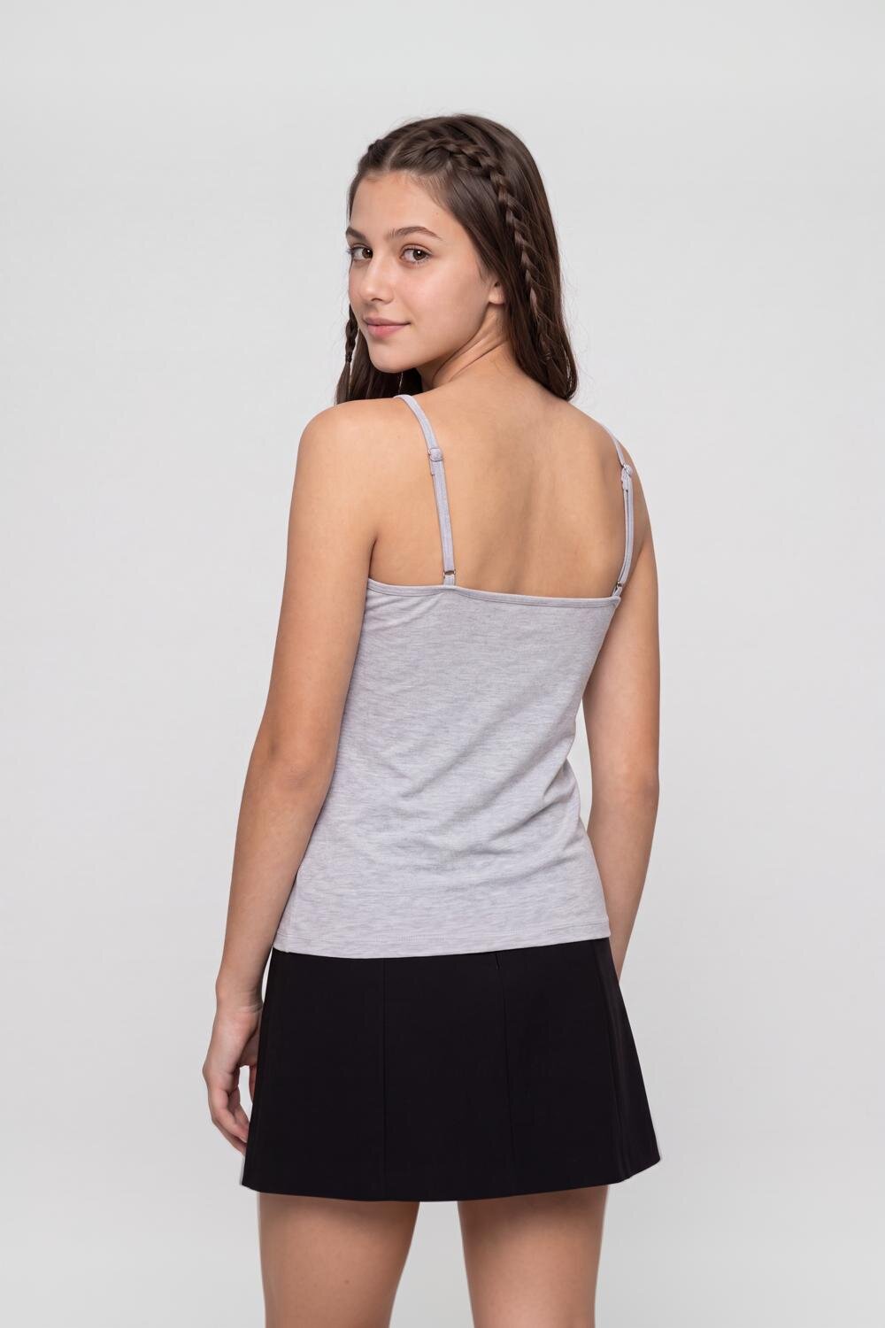 Light Grey Slim Fit Camisole For Women - Image 5