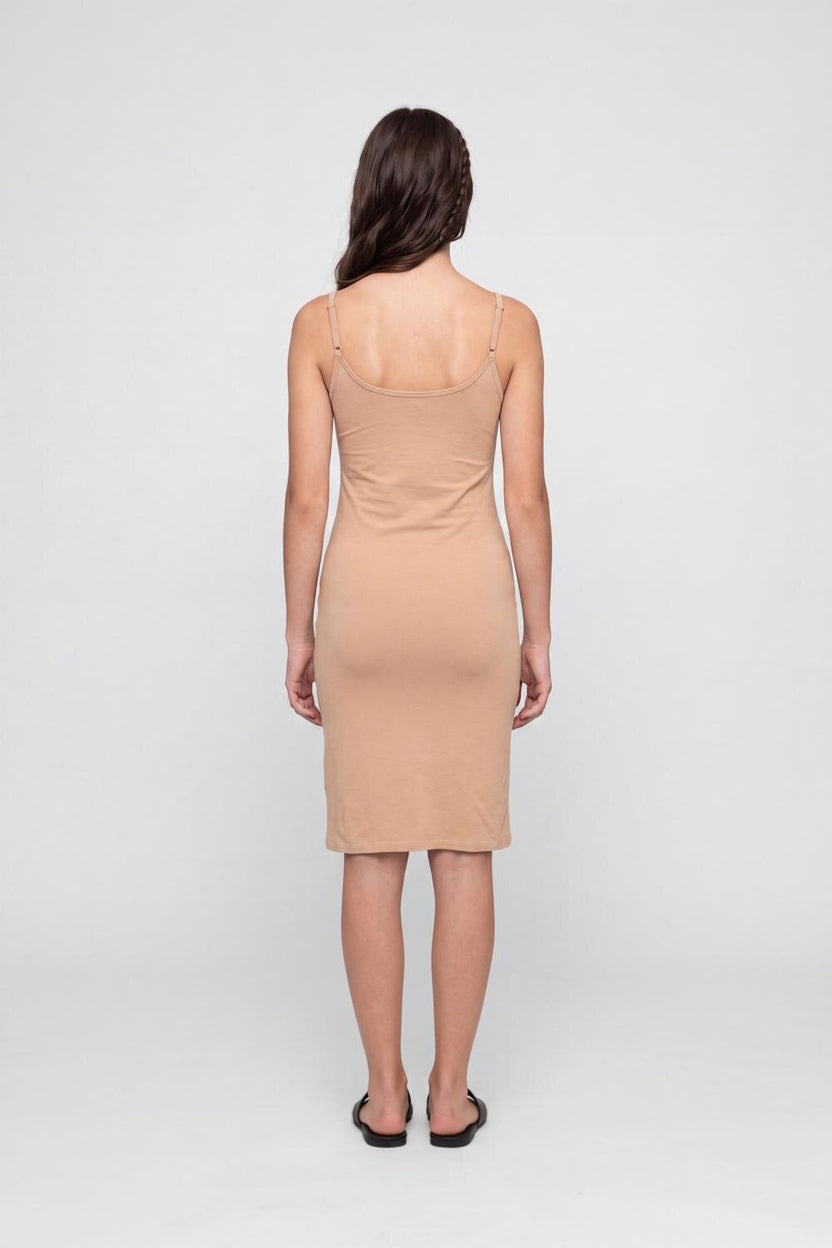Nude Slim Fit Long Camisole For Women - Image 5