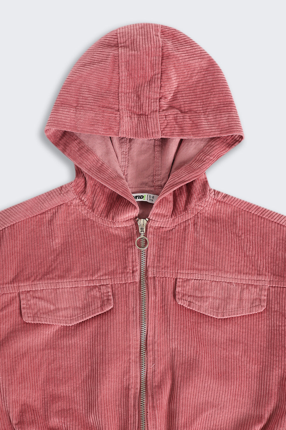 Girls Boxy Fit Pink Textured Jacket - Image 4