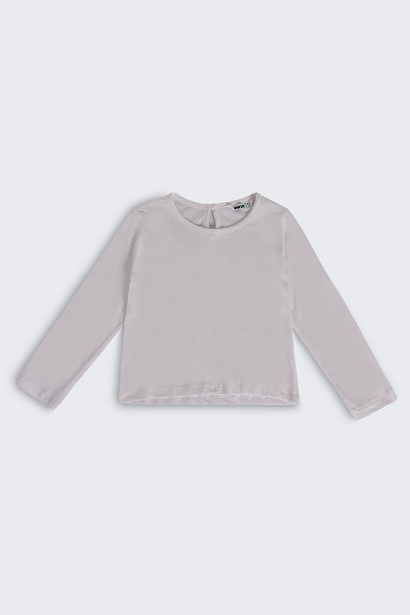 Girls Regular Fit Pink Textured Dungaree and T-Shirt - Image 4