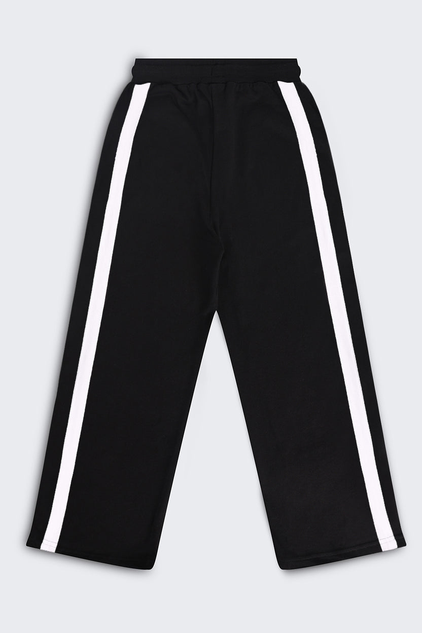 Tweens Boys Black Solid Jogger - Image 3