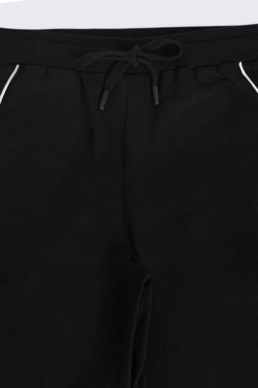 Tweens Boys Black Solid Jogger - Image 4