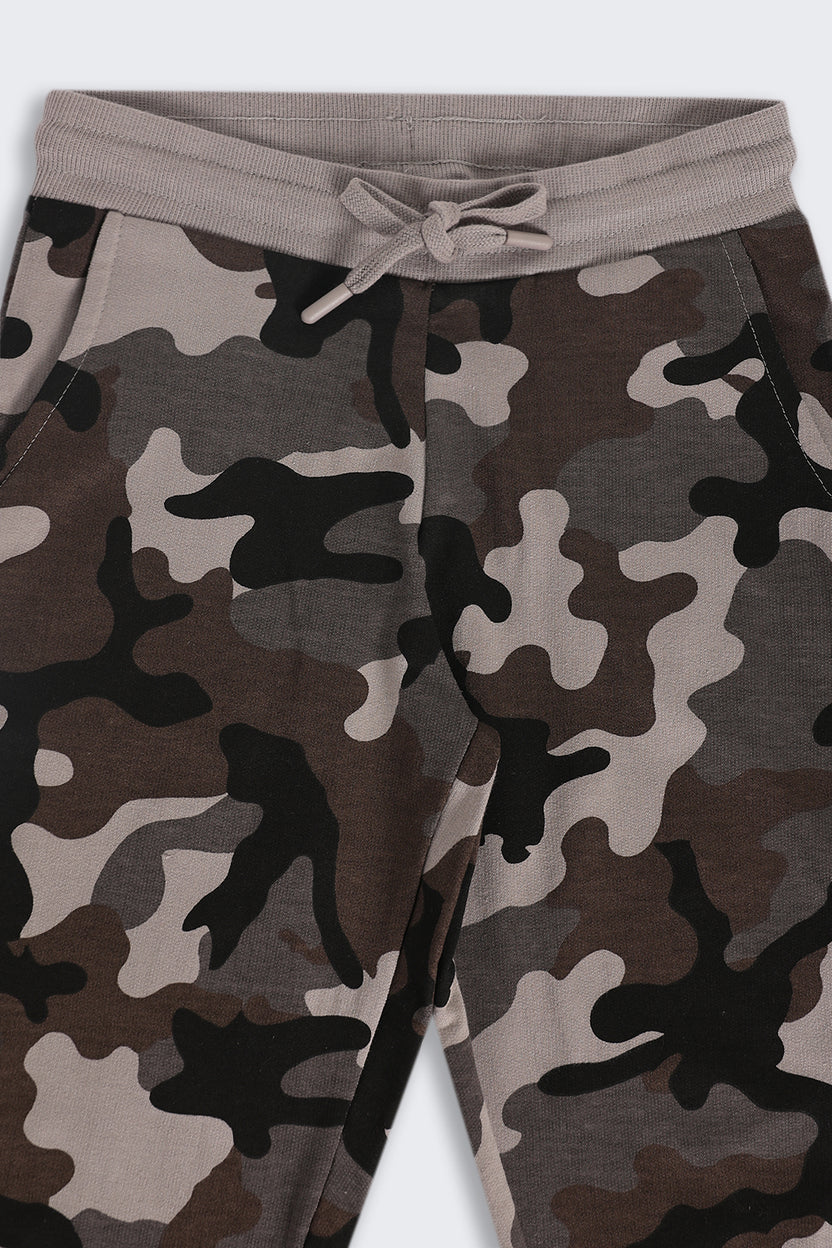 Tweens Boys Multi-coloured Camouflage Joggers - Image 4