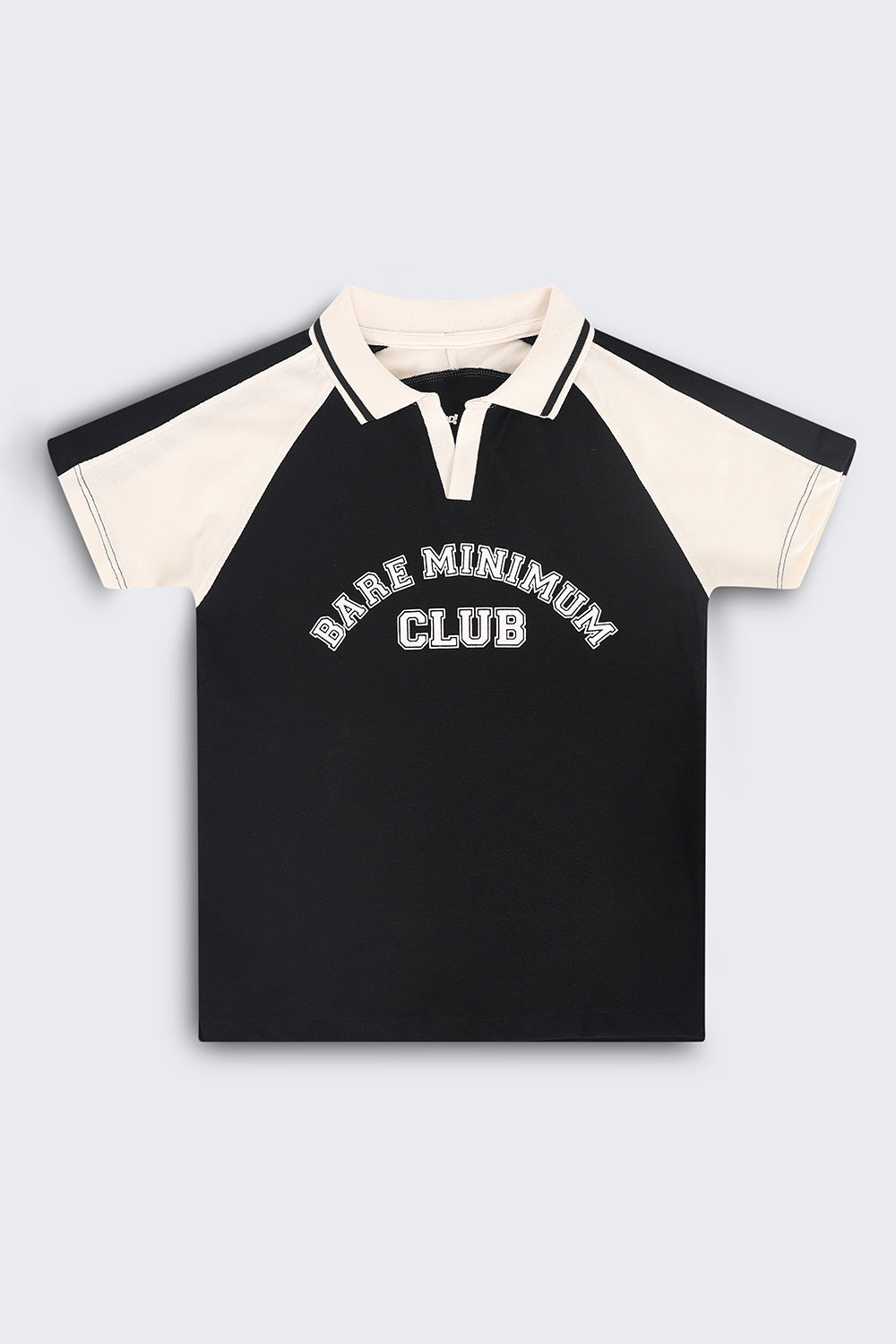 Tweens Boys Regular Fit Black Placement Design T-Shirt - Image 2