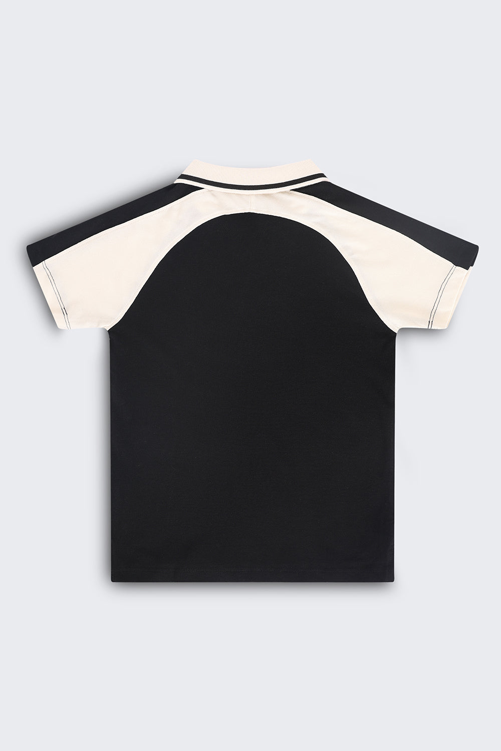 Tweens Boys Regular Fit Black Placement Design T-Shirt - Image 4