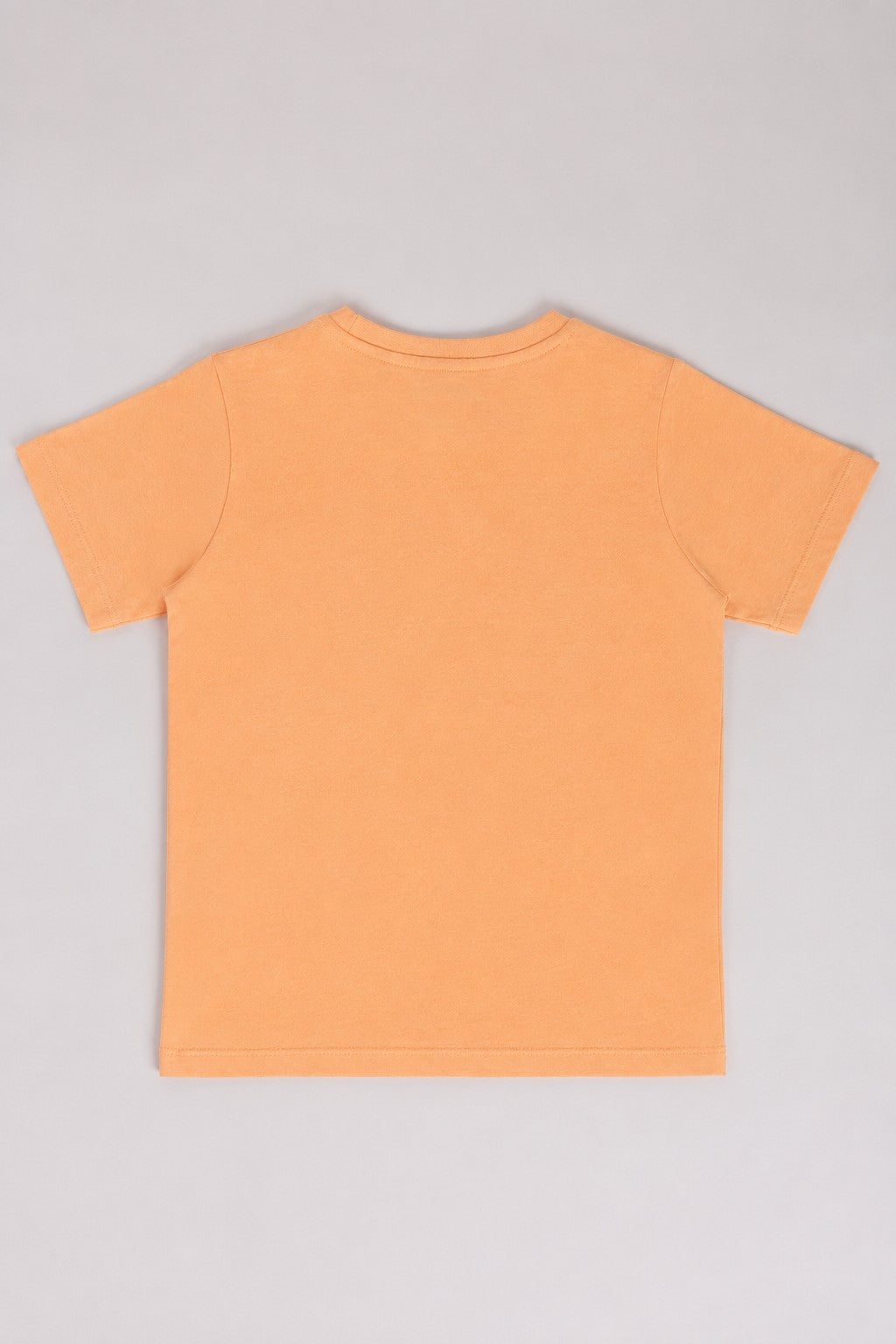 Tweens Boys Regular Fit Peach Graphic T-Shirt - Image 3
