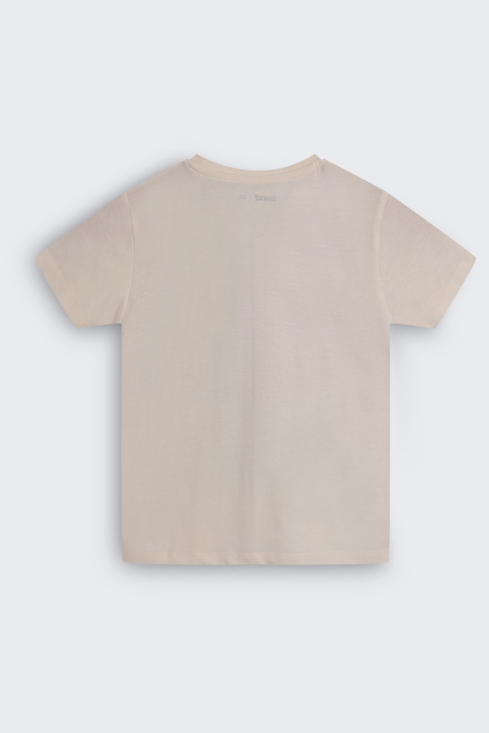 Tweens Girls Regular Fit Off White Floral Design T-Shirt - Image 3