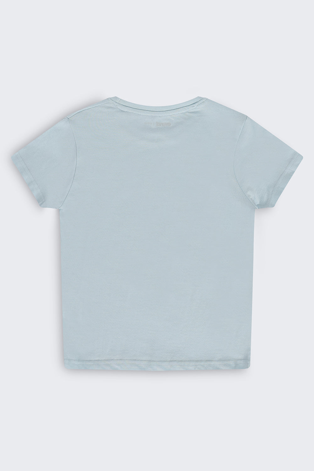 Tweens Girls Regular Fit Light Blue Graphic T-Shirt - Image 4