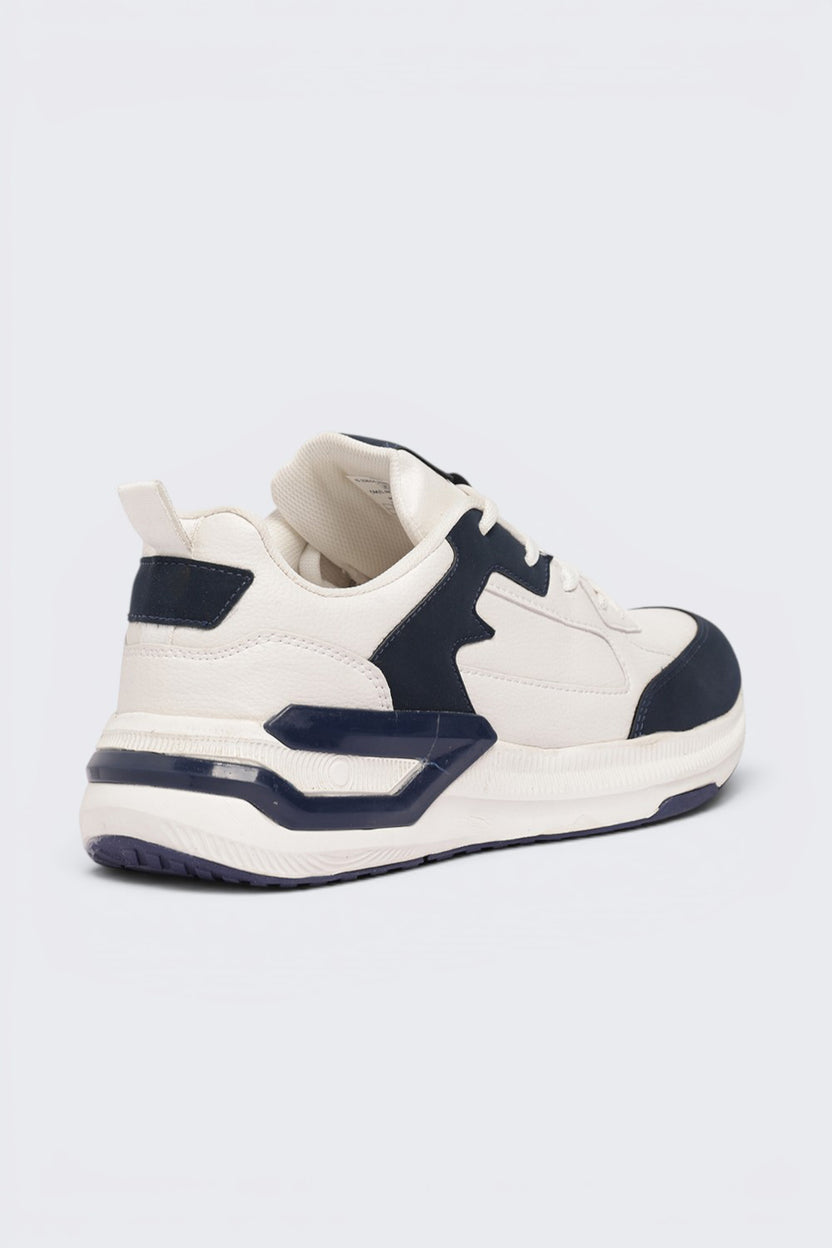 Mens Navy Color Block Sneaker - Image 3