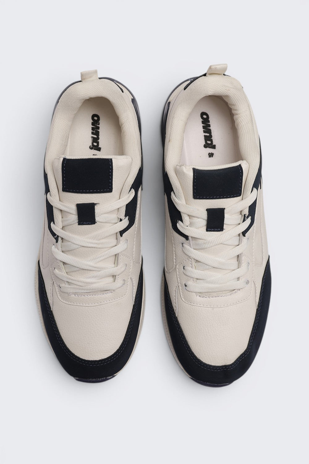 Mens Navy Color Block Sneaker - Image 4