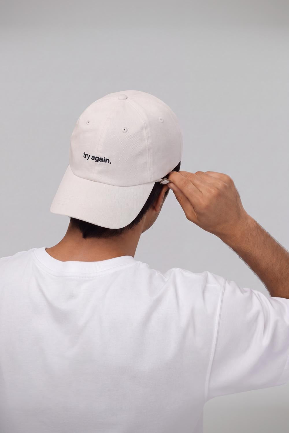Mens Off White Letter Embroidered Cap - Image 1