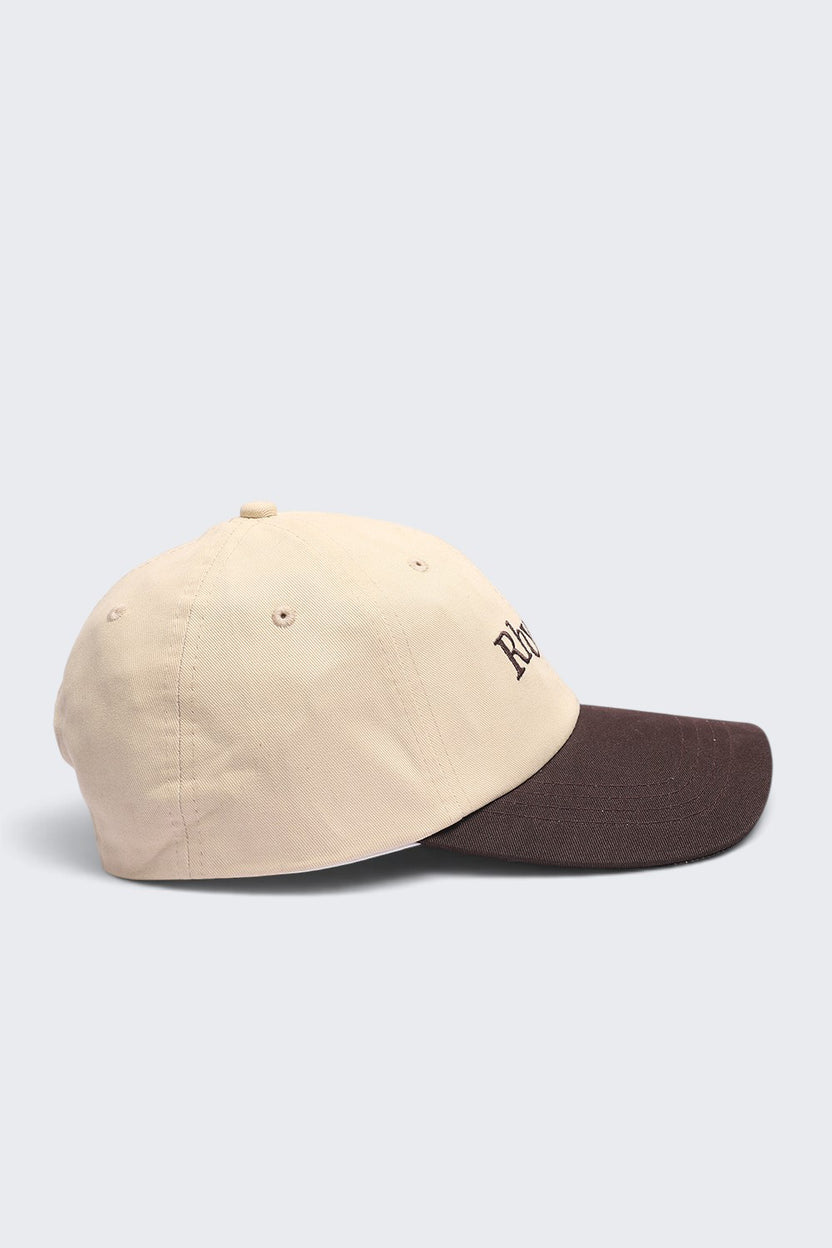 Mens Beige Embroidered Cap - Image 3