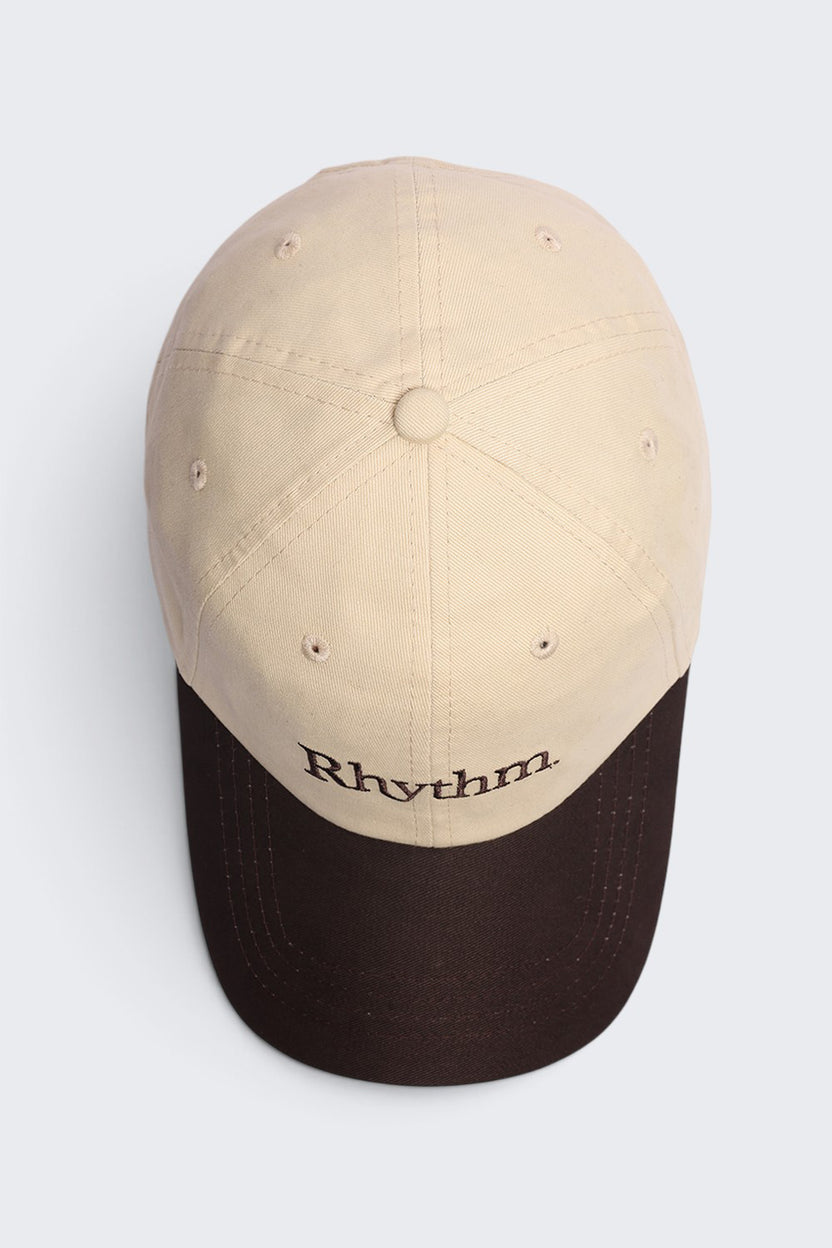Mens Beige Embroidered Cap - Image 5