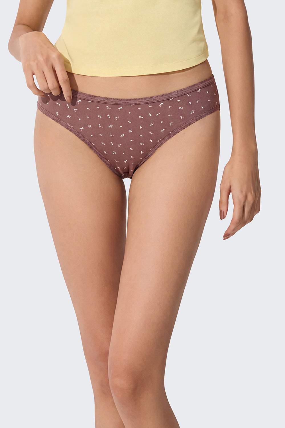 Womens Beige Assorted Pack of 3 Panties - Image 5