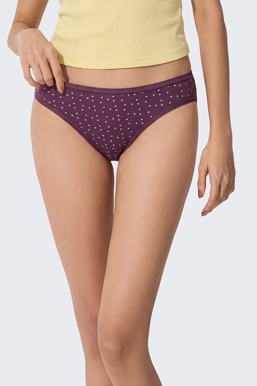 Womens Beige Assorted Pack of 3 Panties - Image 6