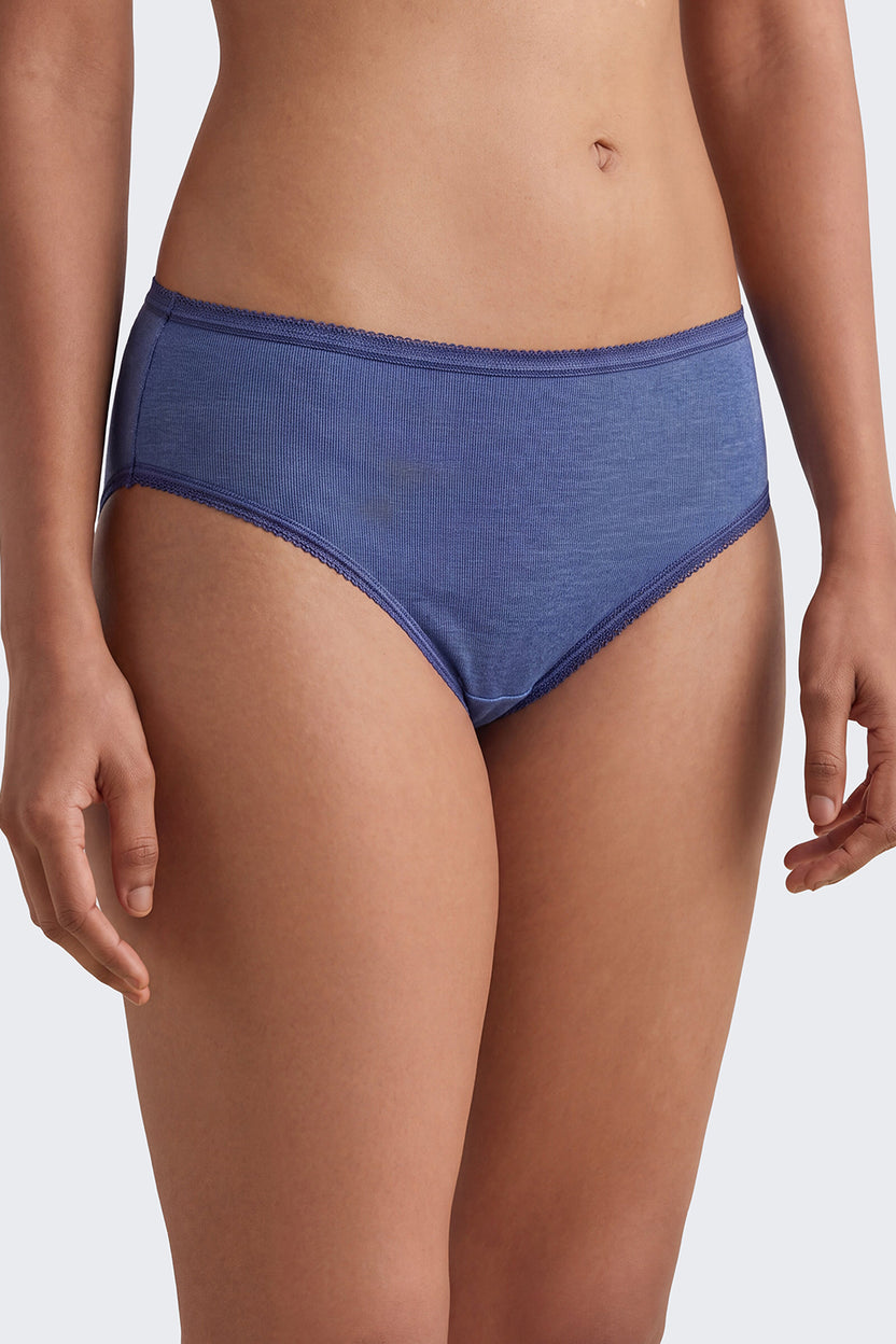 Womens Blue Assorted - Pack of 3 Panties - Image 2
