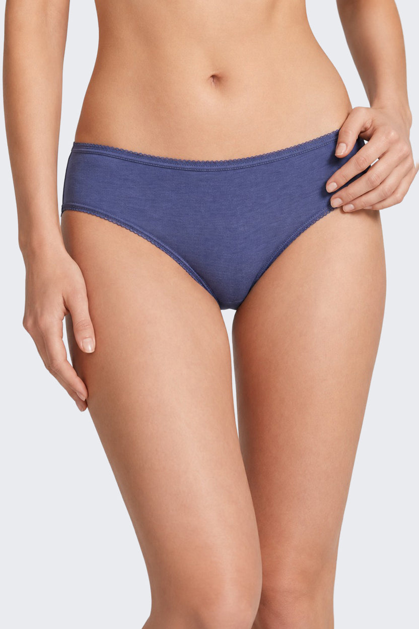 Womens Brown Heart Printed Pack of 3 Panties - Image 6