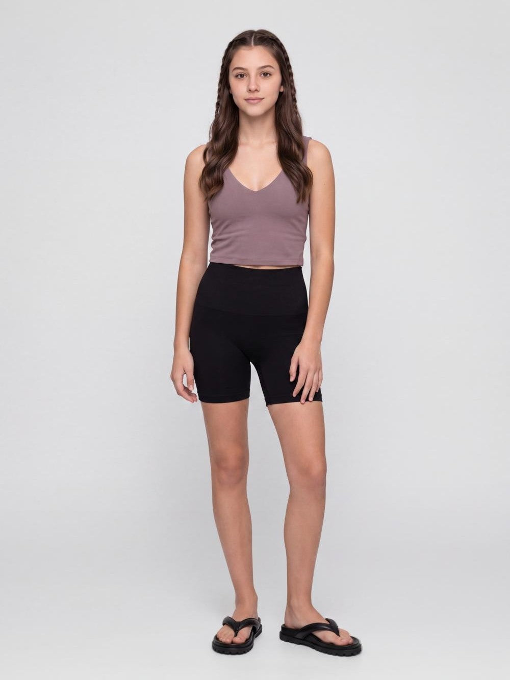 Womens Regular Fit Black Solid Shapewear - Image 6