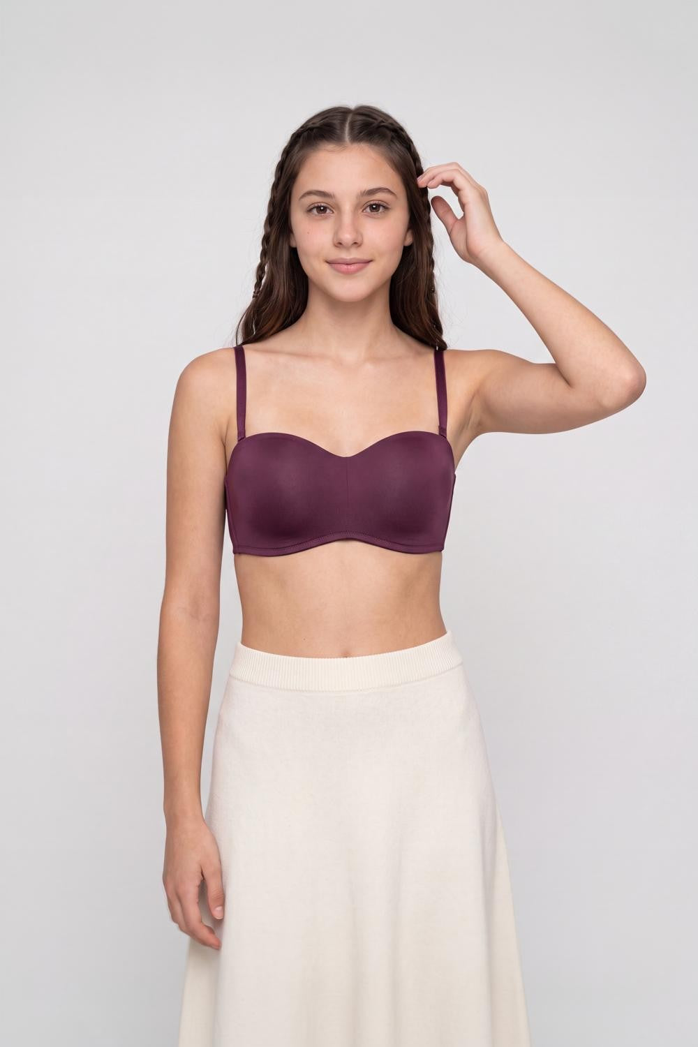 Womens Regular Fit Wine Everyday Bra - Image 2