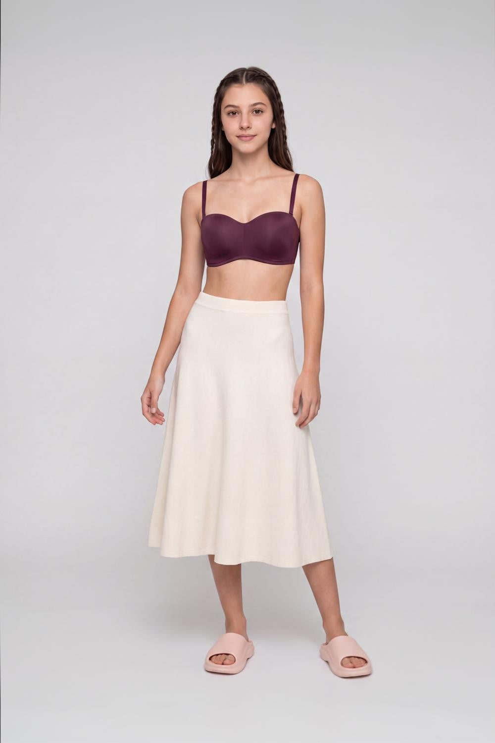 Womens Regular Fit Wine Everyday Bra - Image 6