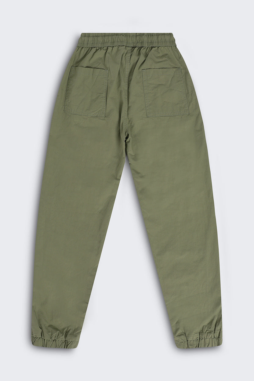 Tweens Boys Olive Solid Joggers - Image 4