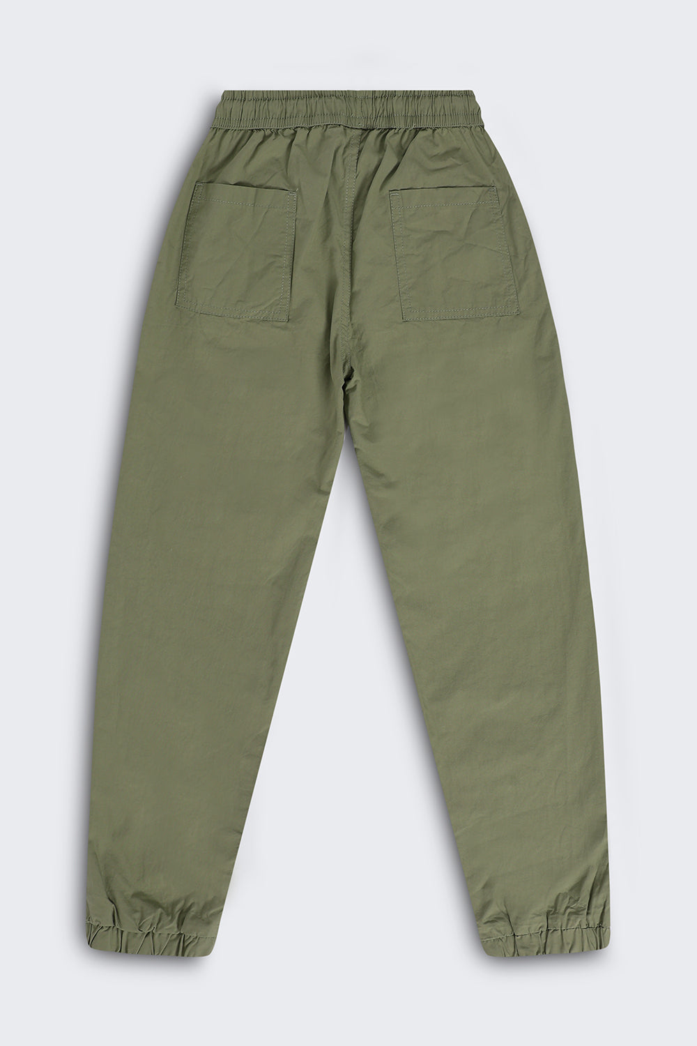 Tweens Boys Olive Solid Joggers - Image 4