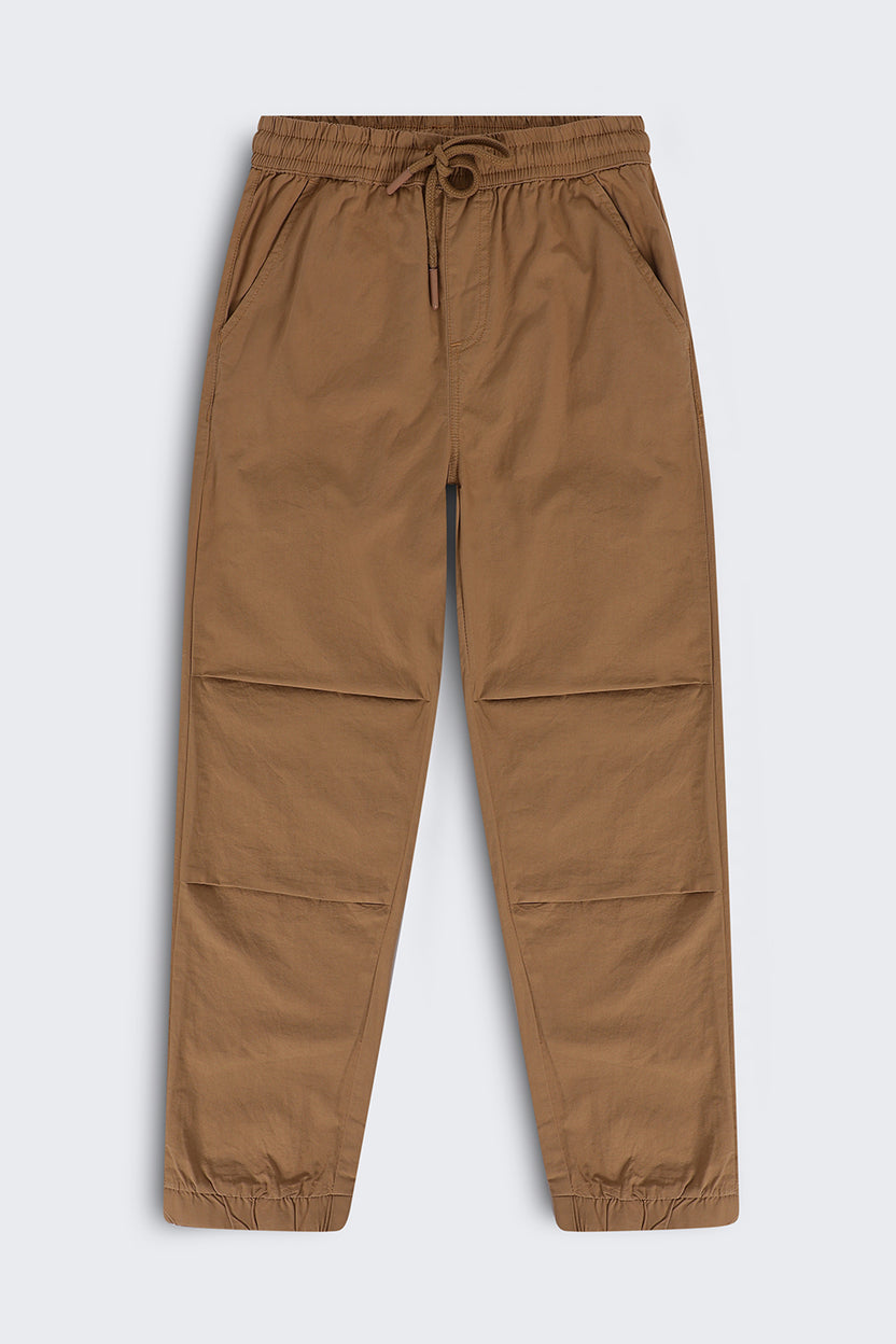 Tweens Boys Beige Solid Joggers - Image 2