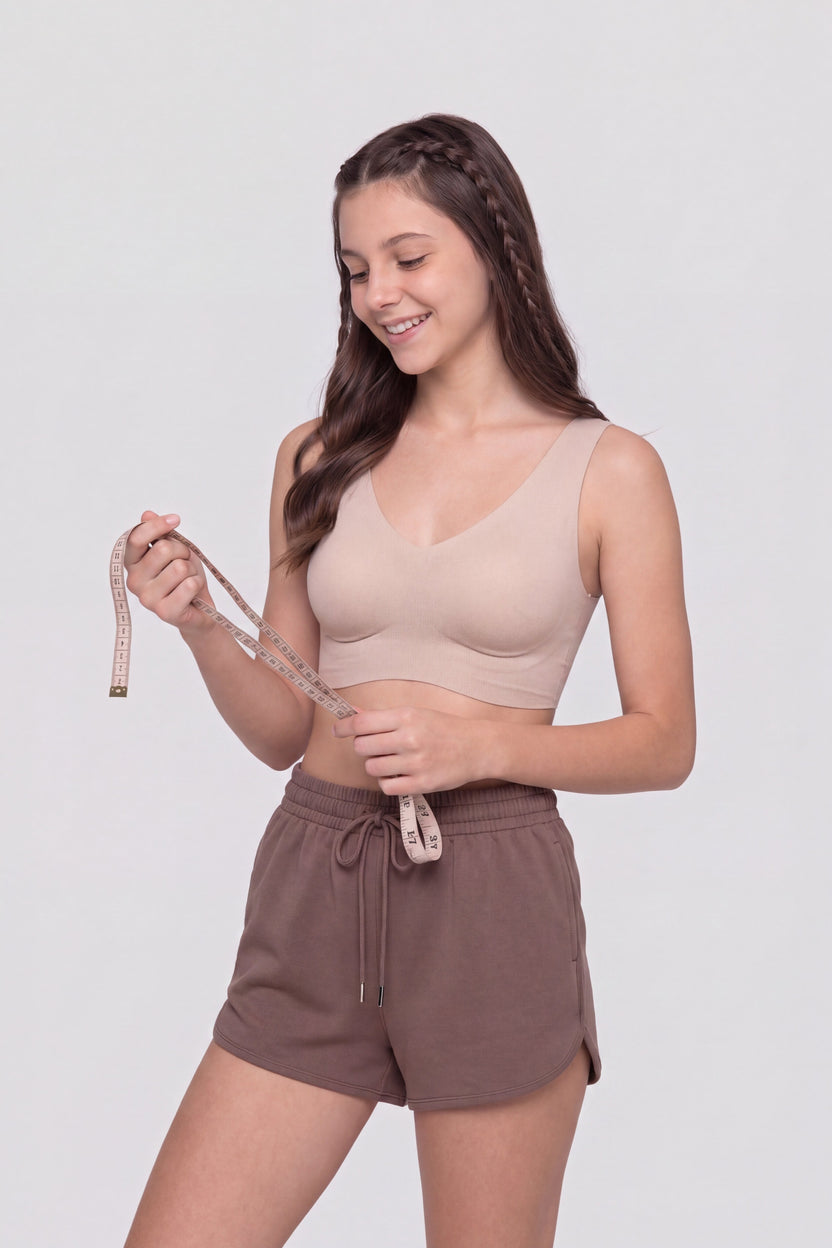 Womens Regular Fit Beige Everyday Bra - Image 1