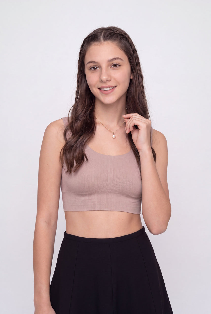 Womens Regular Fit Mauve Everyday Bra - Image 2