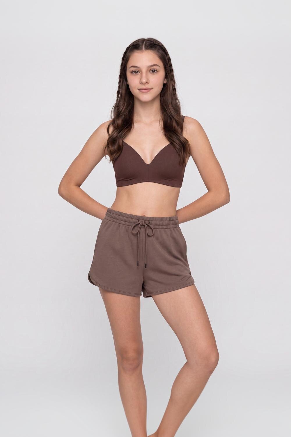 Womens Regular Fit Brown Everyday Bra - Image 2