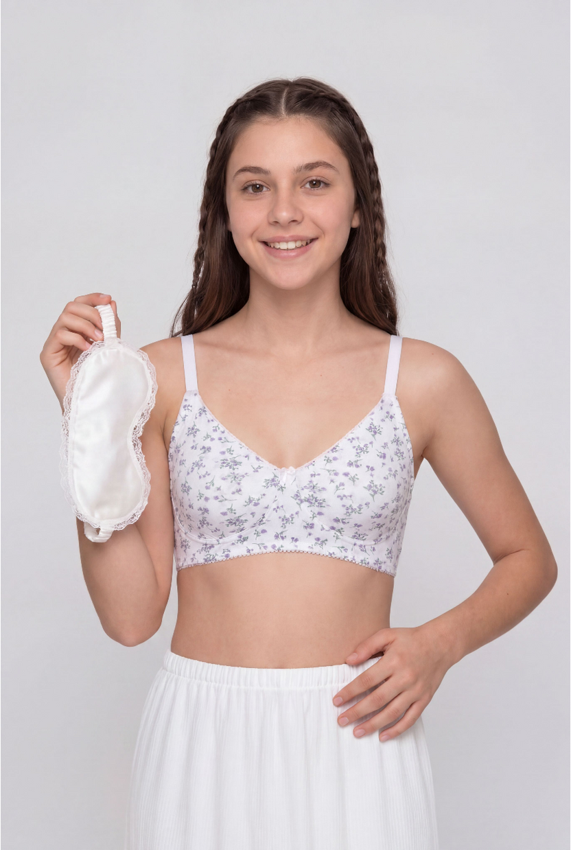 Womens Regular Fit White Everyday Bra - Image 1