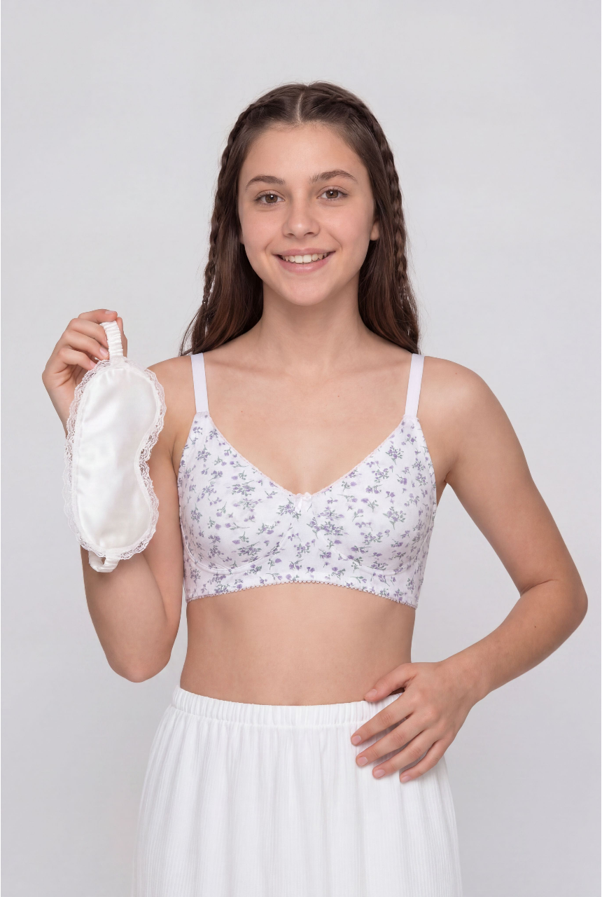 Womens Regular Fit White Everyday Bra - Image 1