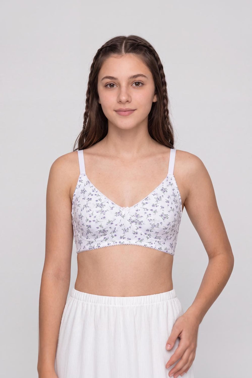 Womens Regular Fit White Everyday Bra - Image 2