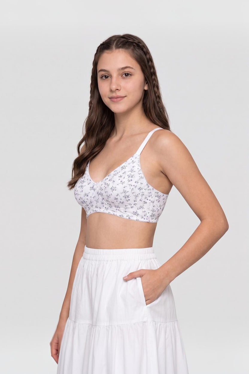 Womens Regular Fit White Everyday Bra - Image 4
