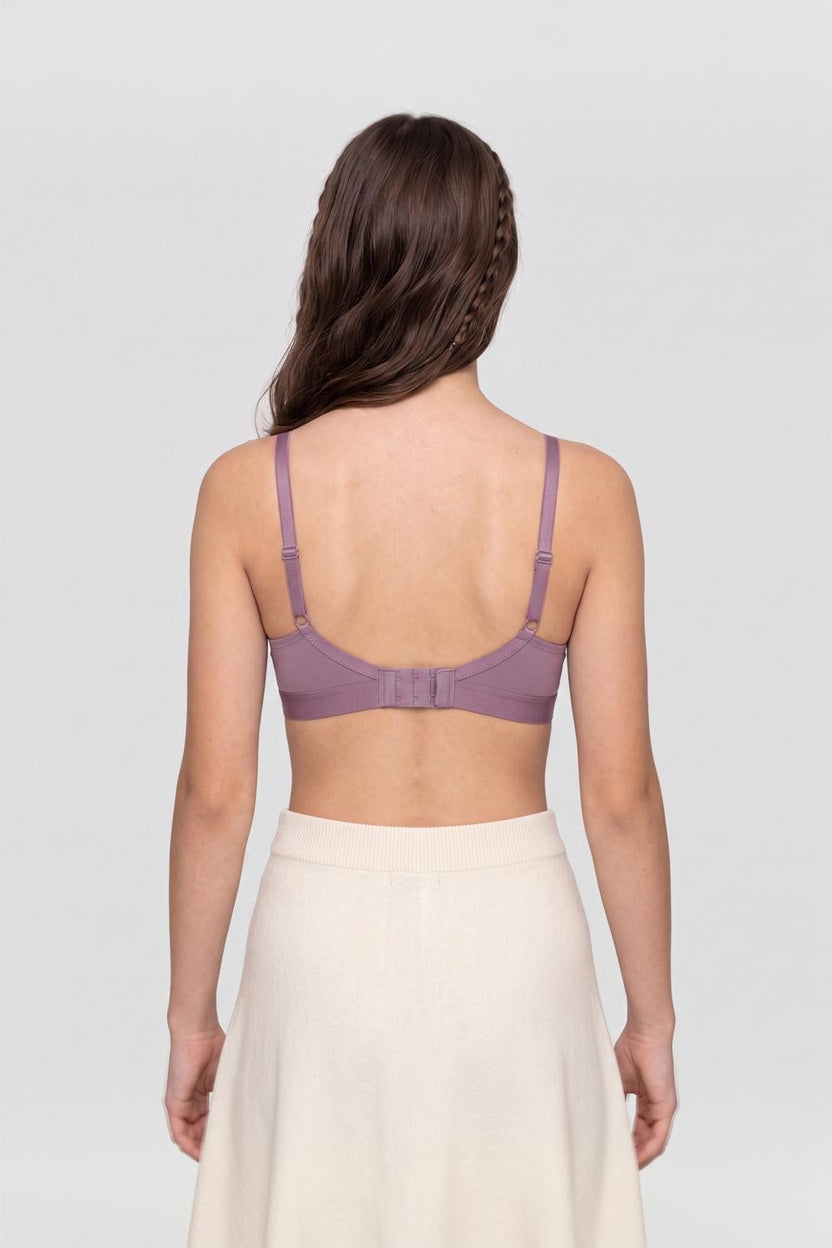 Womens Regular Fit Purple Everyday Bra - Image 5