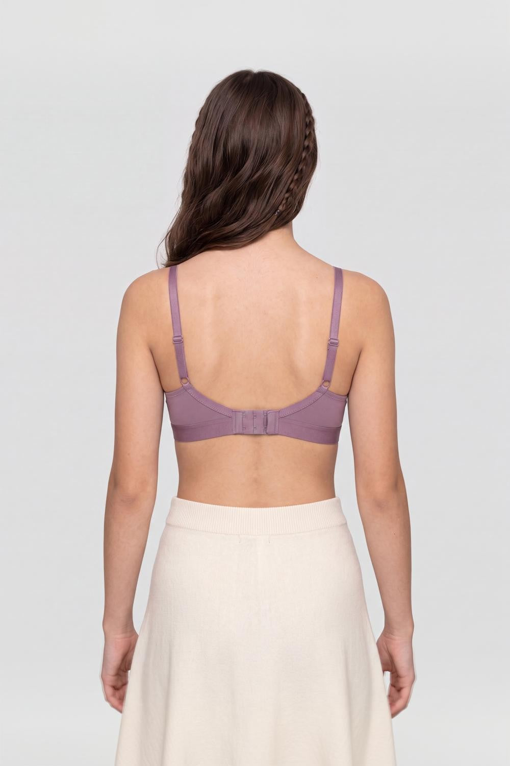 Womens Regular Fit Purple Everyday Bra - Image 5