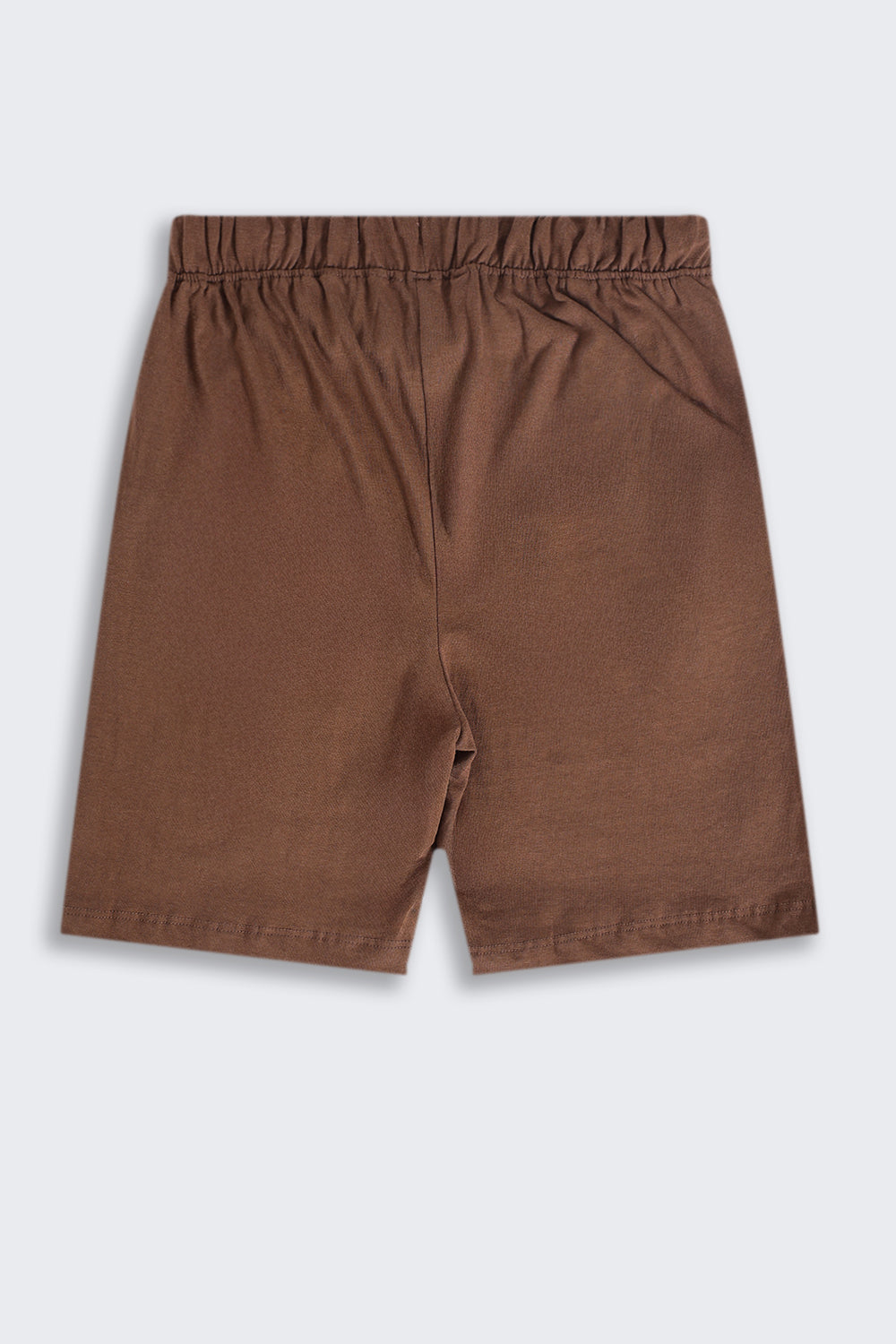 Tweens Boys Regular Fit Brown Letter Shorts - Image 4