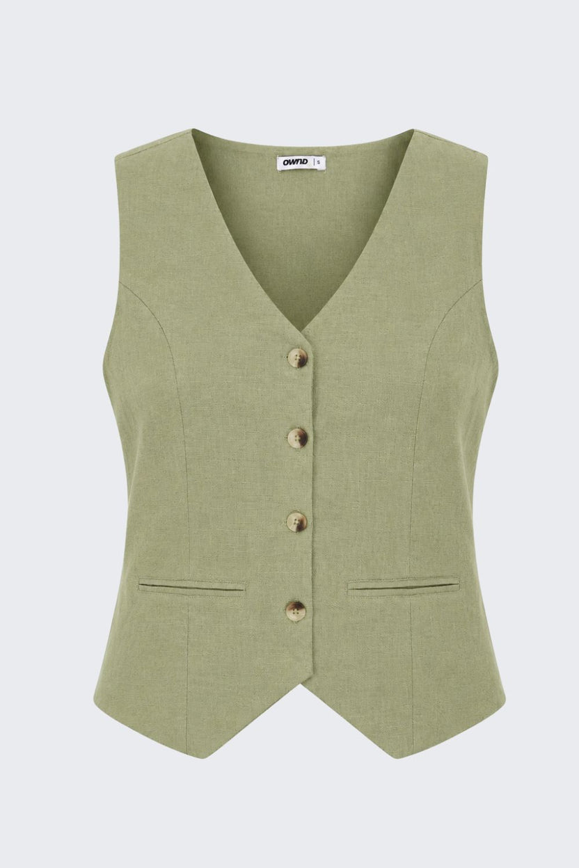Womens Regular Fit Green Solid Co-ord Set - Image 7
