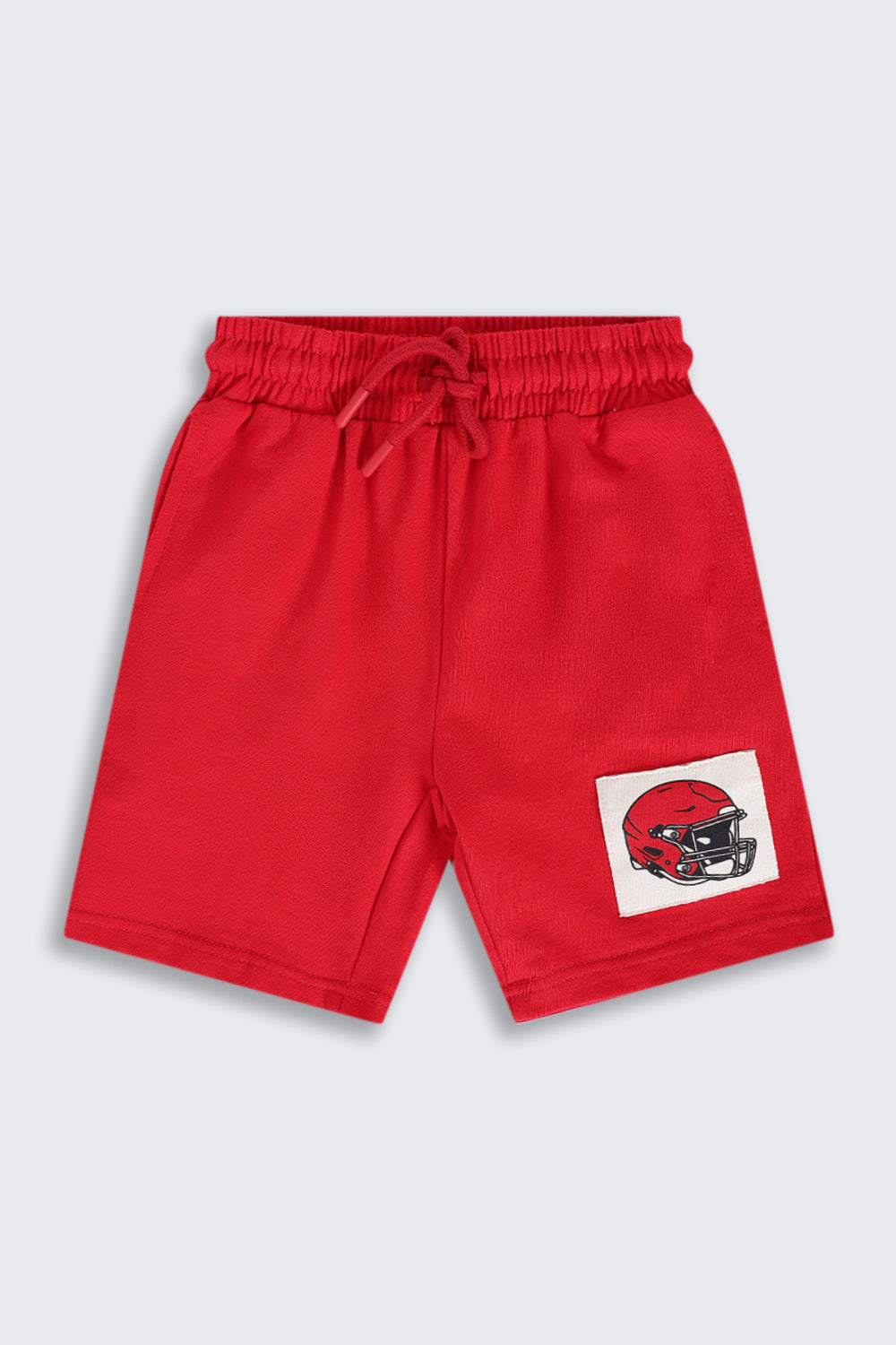 Boys Regular Fit Red Graphic Printed Co-ord Set - Image 5