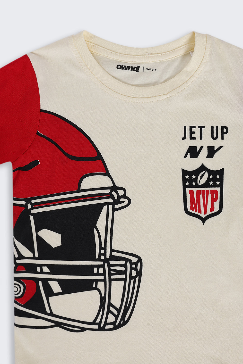 Boys Regular Fit Red Graphic Printed Co-ord Set - Image 6
