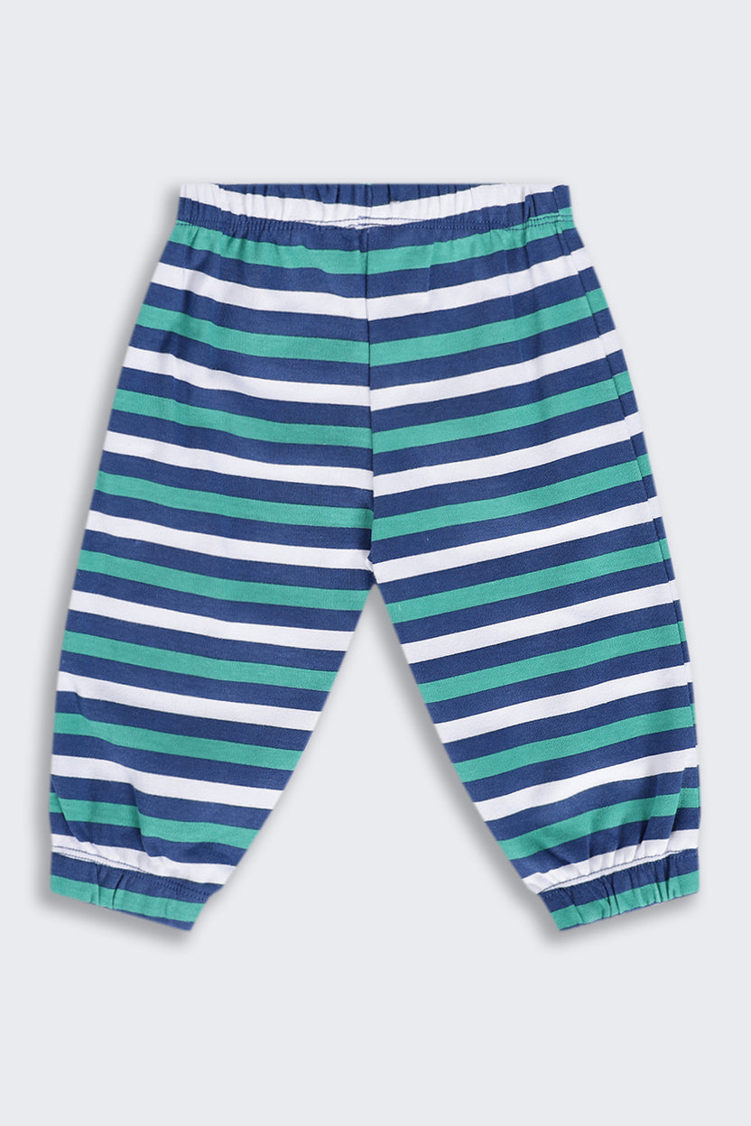 Infant Boys Regular Fit Navy Jungle Theme Graphic Co-ord Set - Image 5