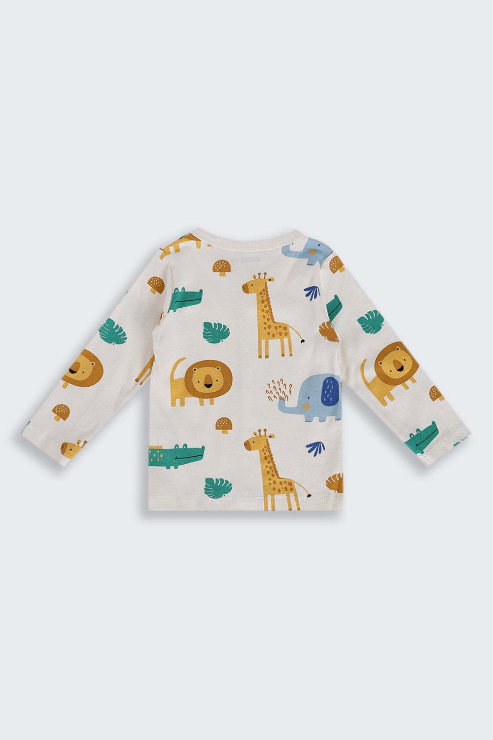 Infant Boys Regular Fit Cream Giraffe Graphic Co-ord Set - Image 4
