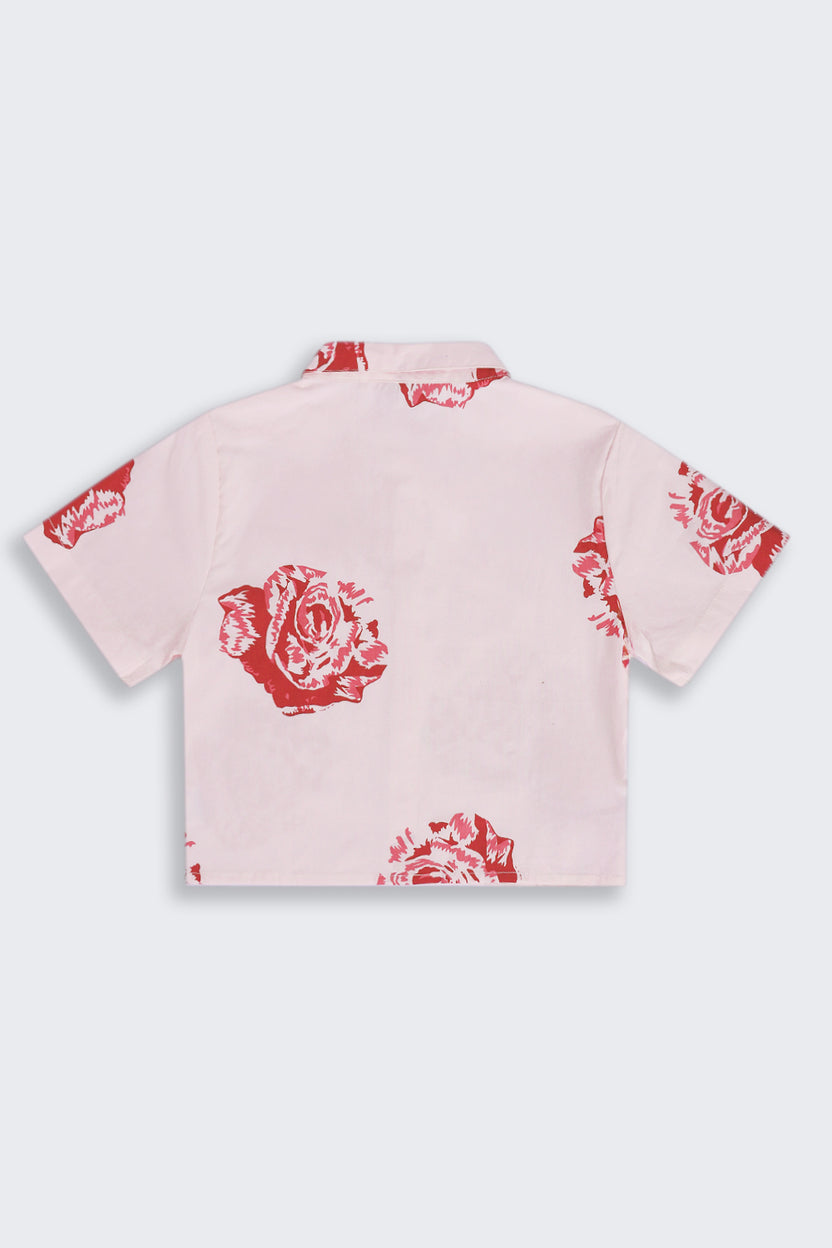 Tweens Girls Boxy Fit Pink Botanical Co-ord Set - Image 4